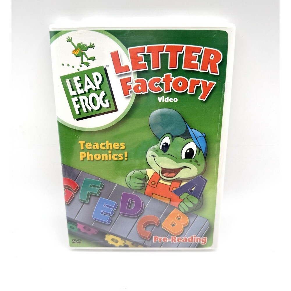Leap Frog Letter Factory Video (DVD, 2003) Pre-Reading [Sealed]‎